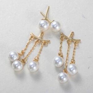 Elegant Shift Pearl Earrings